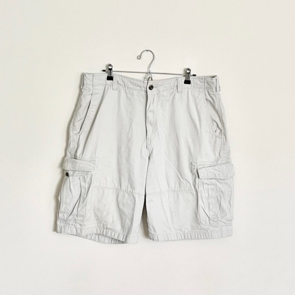Vintage Y2K Timberland Heavyweight Beige Cargo Shorts Men’s size 36 Waist